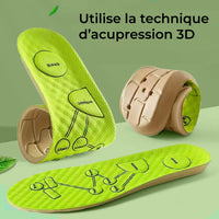 Semelles d'Acupression Magnétique Anti-Douleur